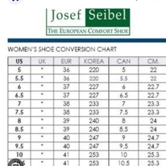 Josef Seibel Marissa Black Leather Mary Jane Heel Pump Shoes Size US 7-7.5 - Picture 10 of 10